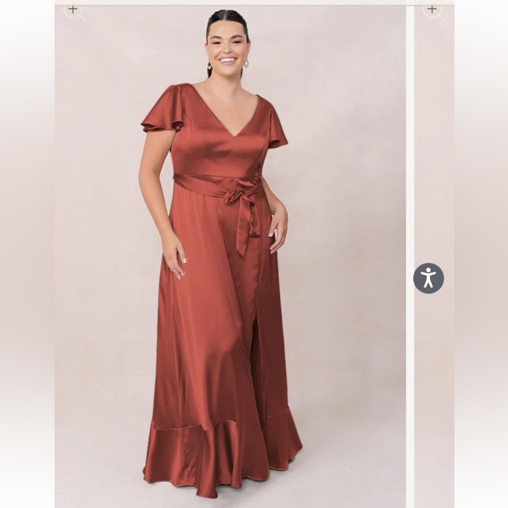 Revelry Cinnamon Rose Bridesmaid Dress NWT Size 24